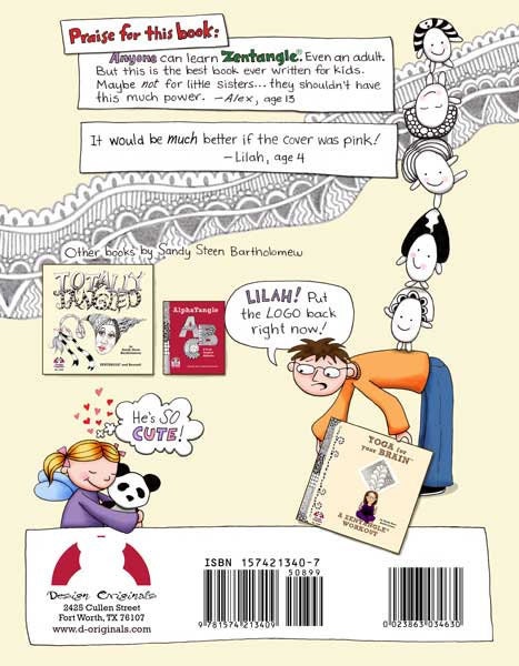 Zentangle for Kidz - A Comic Guide with Alex and Lilah SIGNED