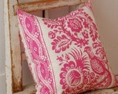 Shabby Chic Pillow Cover, Cottage Chic Throw Pillow, Decorative Pillows