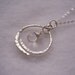 Eternally Loved - Remembrance Necklace in Sterling Silver - Miscarriage, Stillbirth, Infant Loss Memorial Necklace
