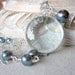 Photo Locket, Glass Locket Necklace, Sterling Silver, Freshwater Peacock Pearls