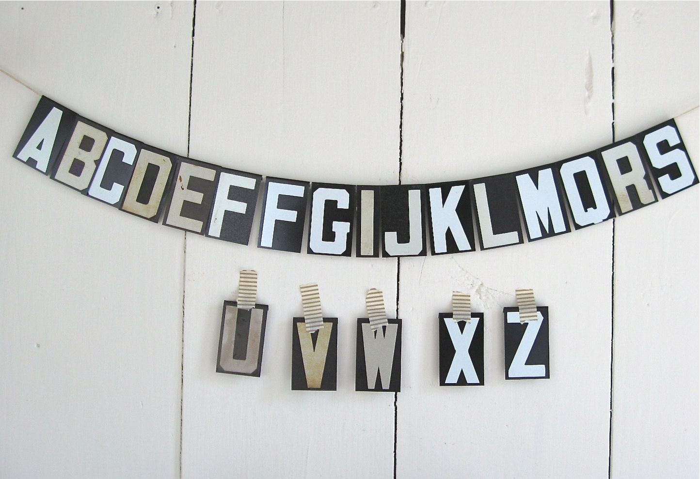 vintage metal letters alphabet letters