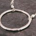 Pendant Necklace Hammered Silver Ring Sterling Infinity Jewelry Gifts for Her Under 35 Birthday Holiday
