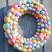 Colorful Easter Egg Wreath II by Silk N Lights Designs