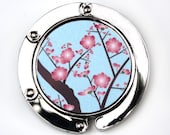 CHERRY BLOSSOM Portable Purse Hook / Bag Hanger