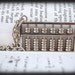CHINESE ABACUS, silver abacus charm necklace with movable beads