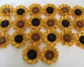 Wedding Handmade Paper Sunflowers 20-4 inch flowers