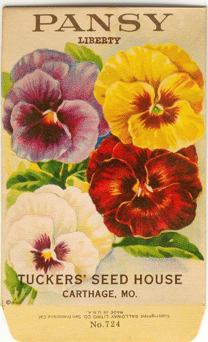 clipart vintage seed packets - photo #45