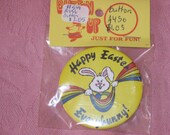 Happy Easter Everybunny Button