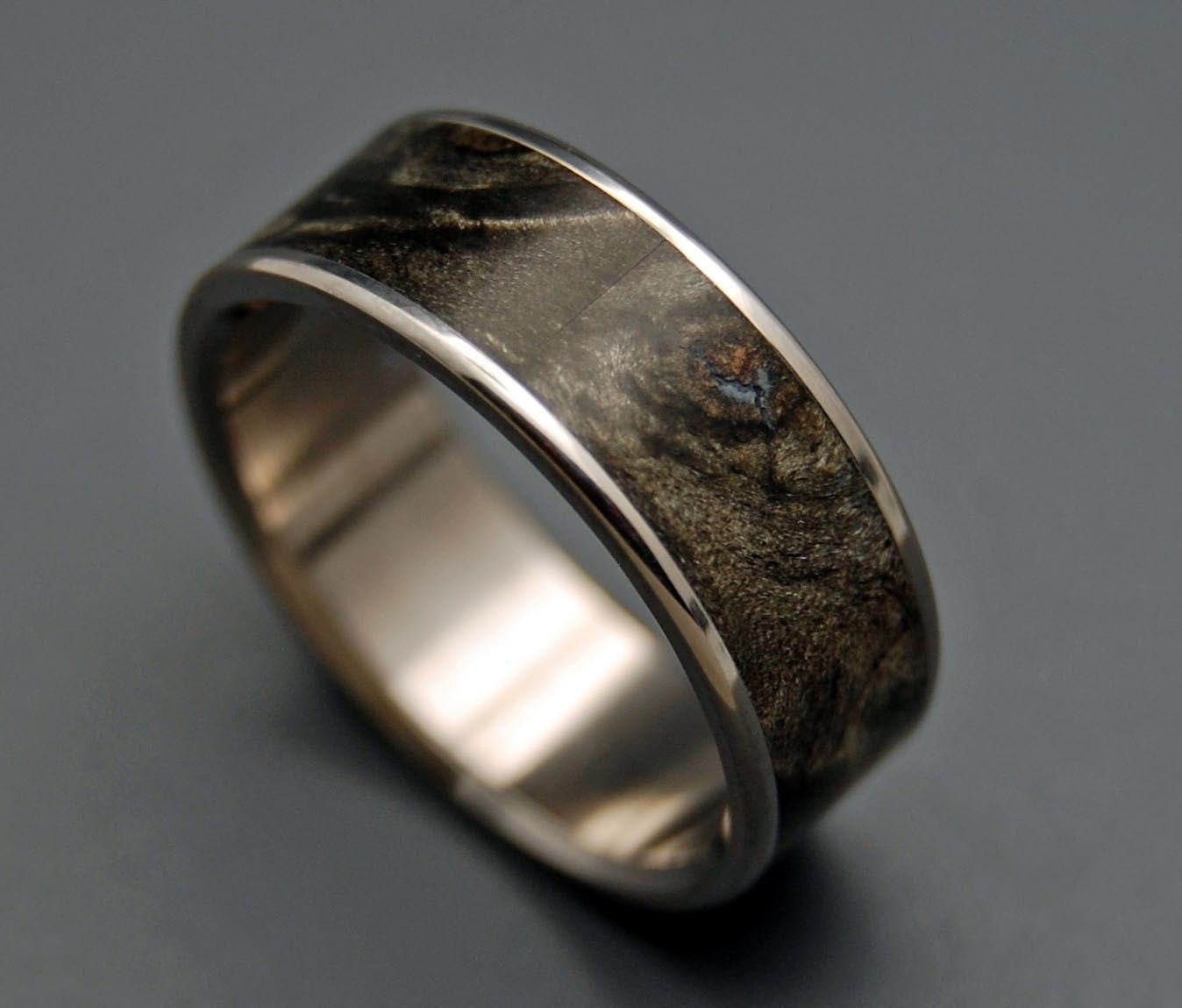 Swimming in the Dark - Wooden Wedding Rings