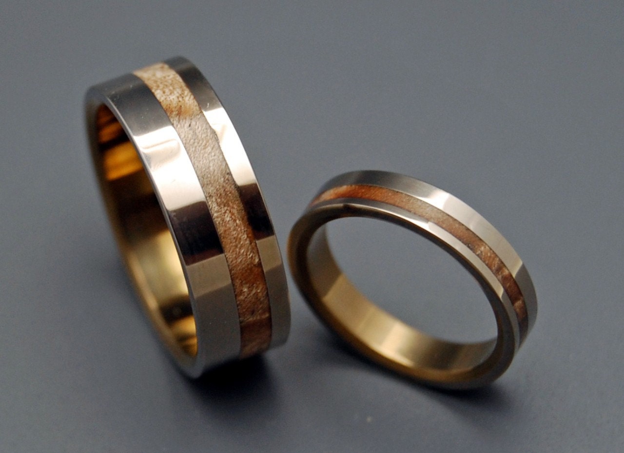 Silver Faun - Wooden Wedding Rings