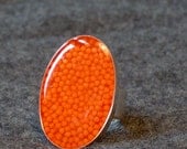 Orange Candy Sprinkle Ring