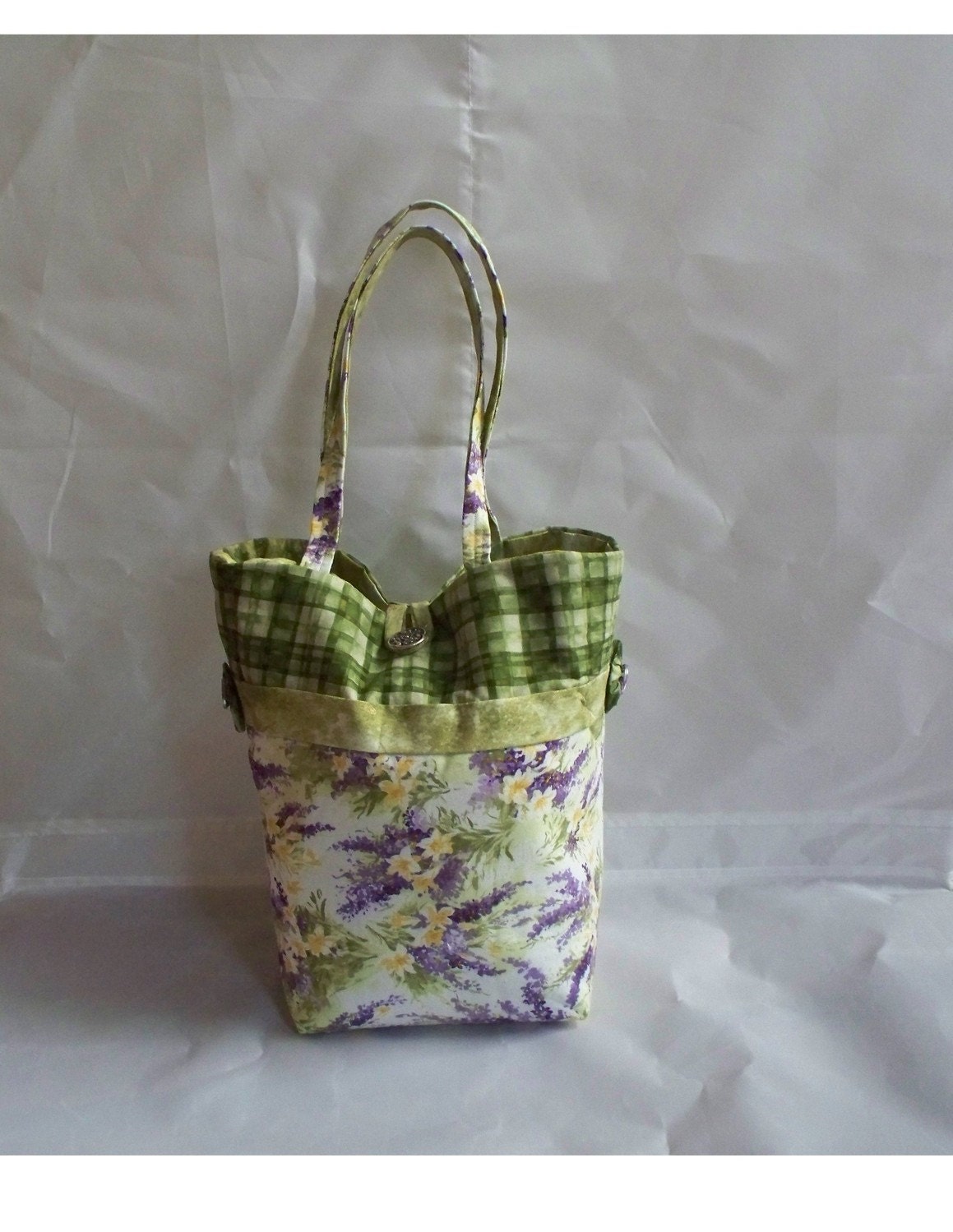 Handcrafted Mixed Pattern Spring Print Handbag