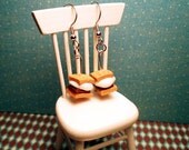 Miniature S'mores Earrings