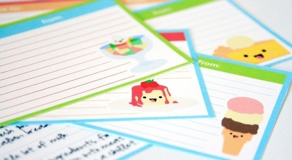 Printable Recipe Cards - Desserts Series - 4x6 Il_570xn
