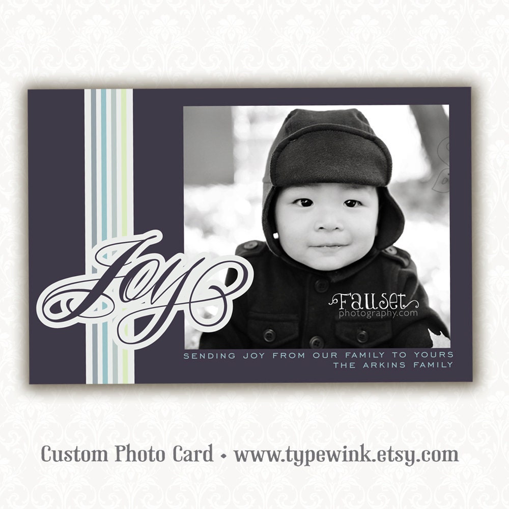 JOY Holiday Card - Modern JOY Il_570xn