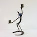 Vintage Metal Horse Shoe Cowboy Candle Holder