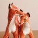 RESERVED- Foxes in love- Made to Order