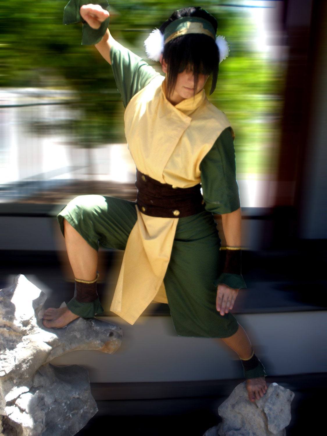Toph Bei Fong Cosplay Costume
