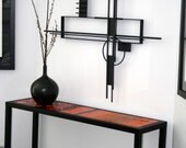 Handpainted console table