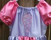 Tangled Rapunzel inspired princess dress