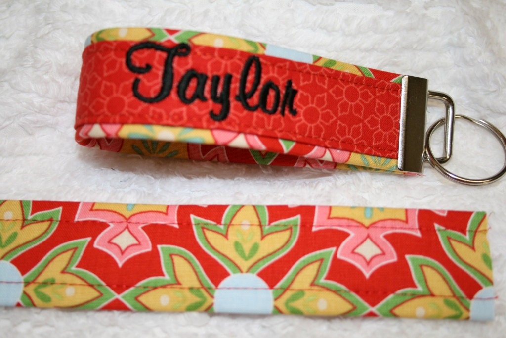 Key fob Wristlet Personalized