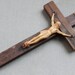 Antique Catholic Wall Crucifix