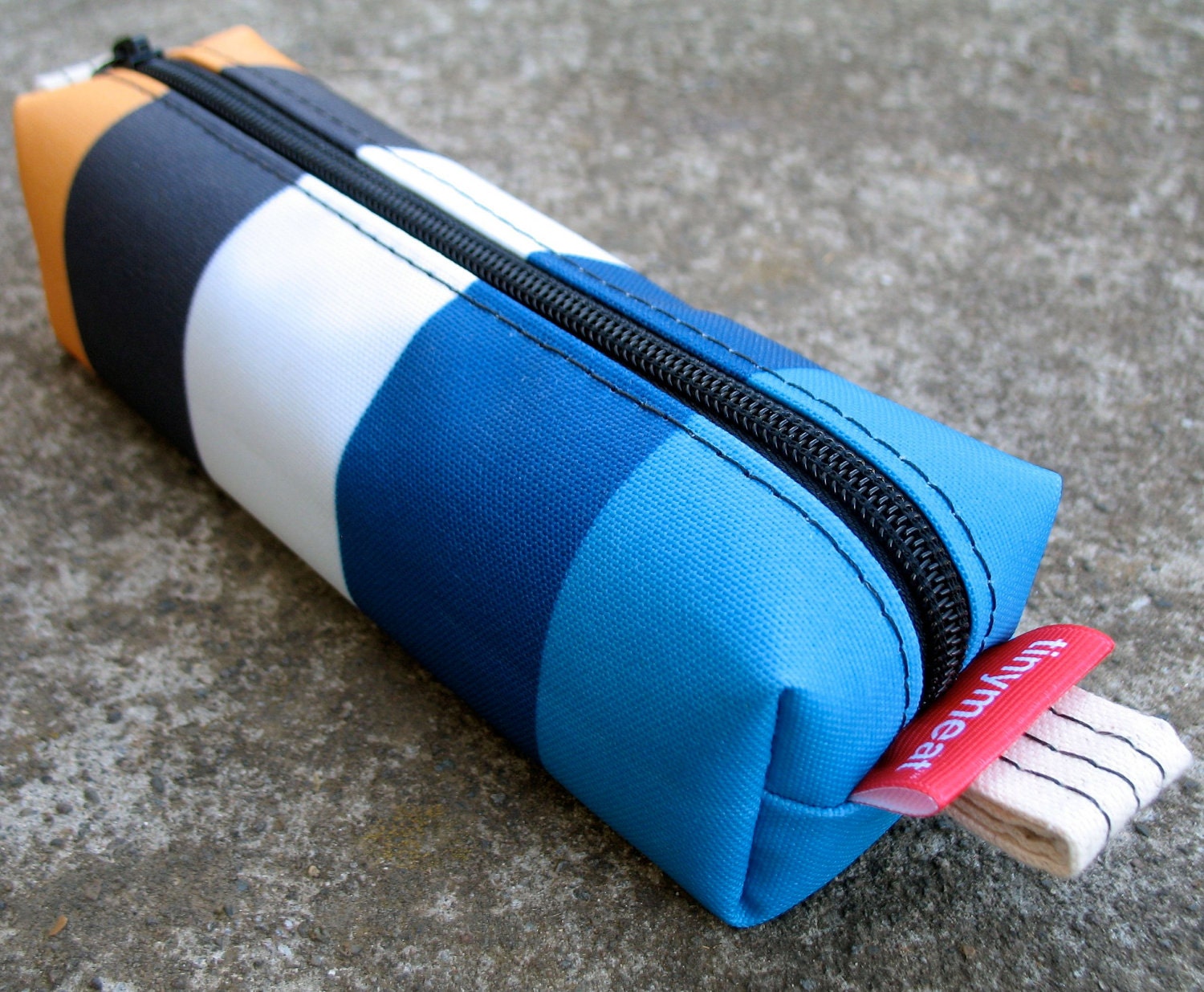 Windbreaker - Colorblock Pencil Case / Zipper Pouch