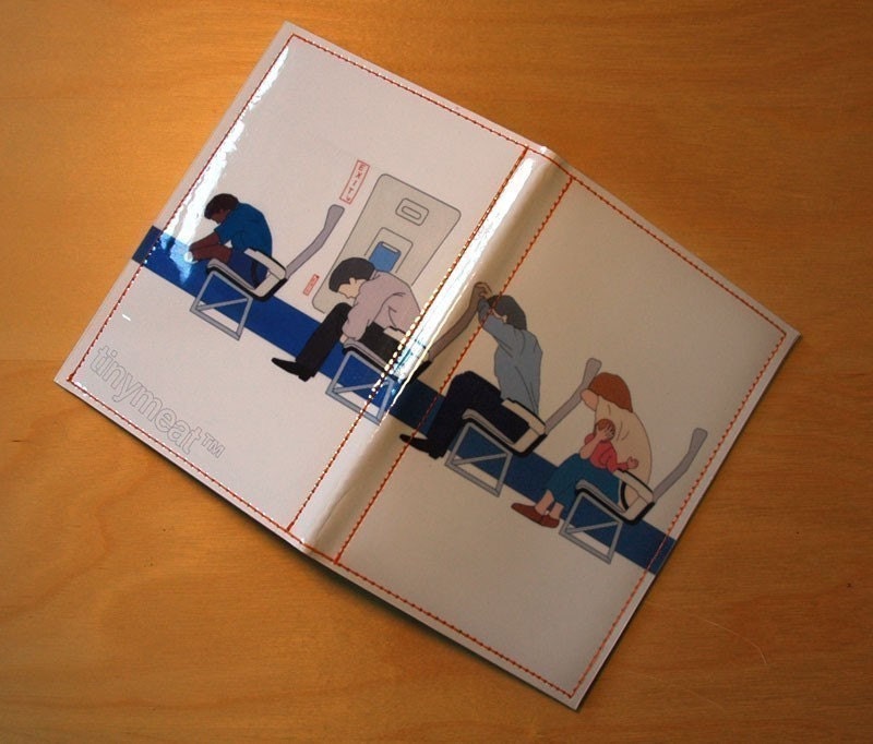 Oh Shit- Duck and Cover - Passport Case