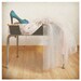 The After Party 8x8 Fine Art Print--Vintage Glamour Formal Dress Lavender Turquoise Peep Toe Apartment Home Decor