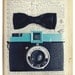 Little Charmer 5x7 Fine Art Print, Signed--Vintage Whimsical Camera and Black Bow Photograph