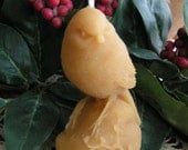 Beeswax Candle Bird on a Rock
