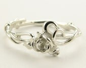 Rose Garden Ring in Silver