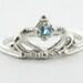Tiara Ring, Ice blue in Sterling