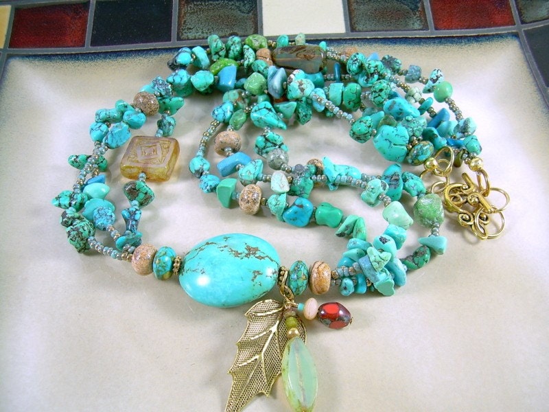 Turquoise Earth - Gemstone Necklace