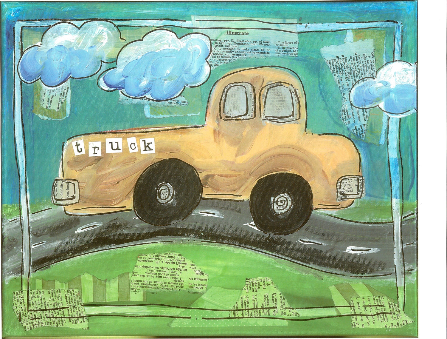 Transportation Wall Art, 8x10 Prints, Set of 4, Fine Art for Kids