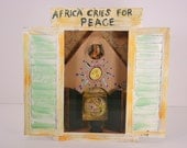 Shadow Box   (Africa Cries For Peace) Mixed Media