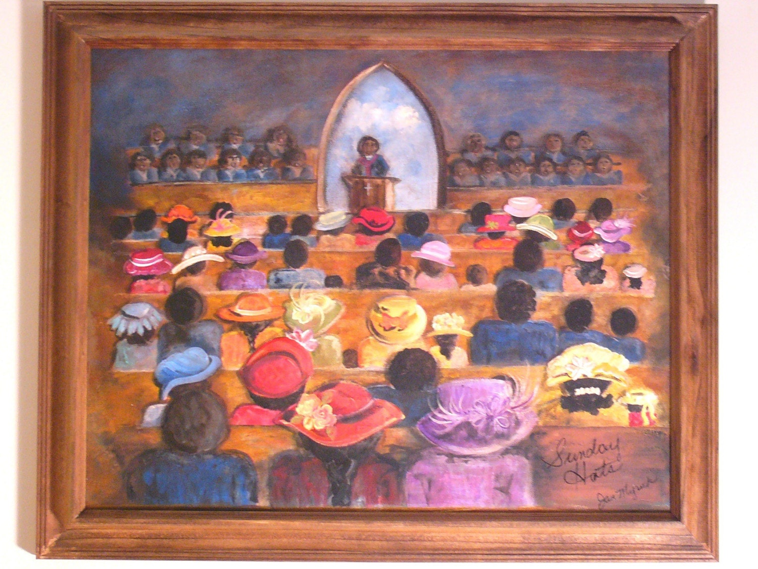 Art on Canvas Folk Art