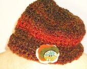 Hat and Scarf Multi Color Crochet