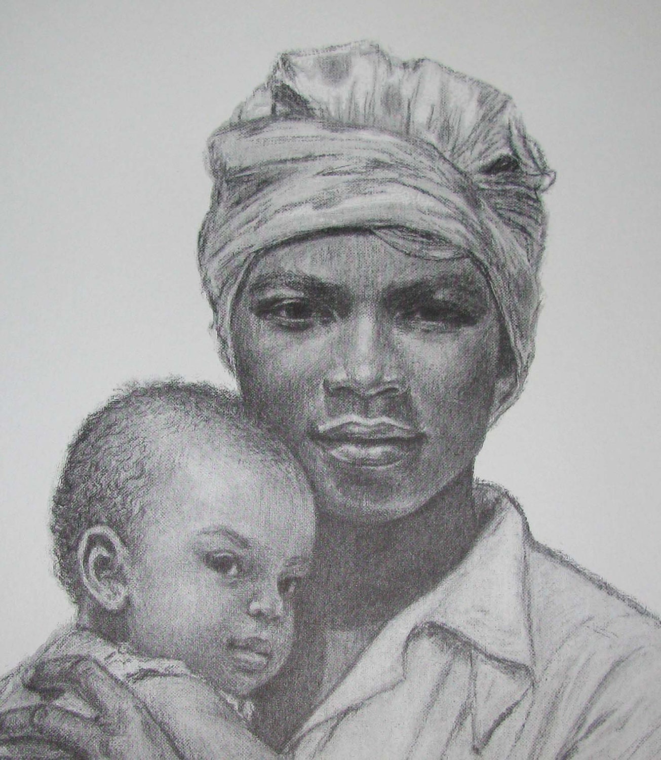 Jamaican Madonna print Reserved for Jeannie