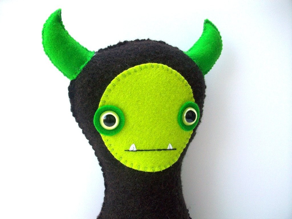 SALE Horned Sea  Monster Plush
