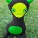 SALE Horned Sea  Monster Plush