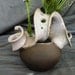 Ceramic Wild Flower Vase in Dusk Purple and Black Mountain