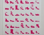 A Woman's Right to Shoes - Art print on paper