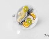 Tropical fruitsalad ring