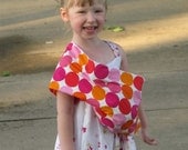 Baby Doll Carrier Child's Pouch Style Doll Sling - Sorbet Dot - FAST SHIPPING