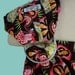 Baby Carrier Ring Sling Baby Sling - Floral Fireworks - Instructional DVD Included - FAST SHIPPING