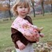Baby Doll Sling Toy Pouch Style Doll Carrier - Whoo Forest Pink - FAST SHIPPING