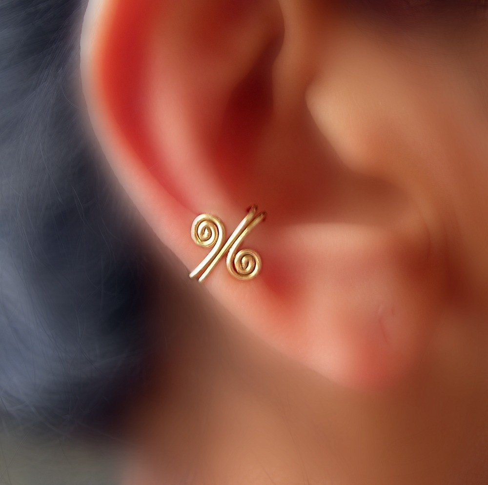 Simple Brass Ear Cuff