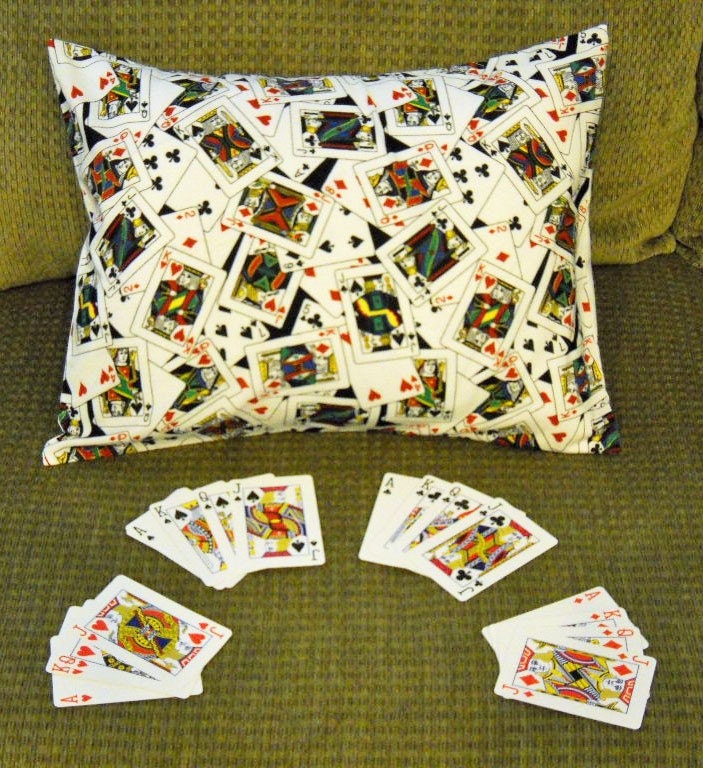 Playing Card Pillow