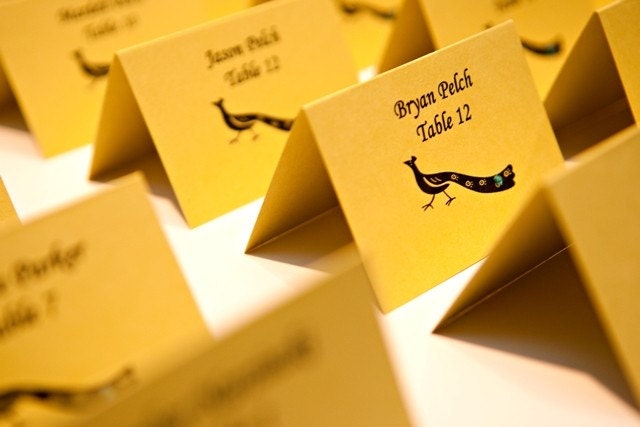 Place Cards or Escort Cards for Your Wedding - Custom Designs